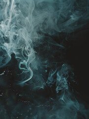 Obraz premium Abstract white smoke or steam swirls