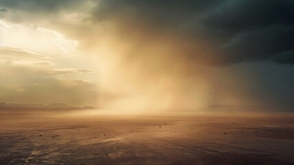 Encounter the beauty of desert rainstorms captured in pixels., clean background, Photo stock style, clean background, no copyrighted logo, no letters