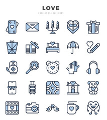 Fototapeta premium Love Icon Bundle 25 Icons for Websites and Apps