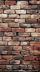 Obraz premium Brick Material Structure Background - Generative AI
