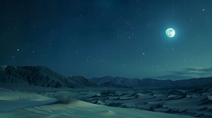 Enhance your screen with the allure of our desert night wallpapers., clean background, Photo stock style, clean background, no copyrighted logo, no letters