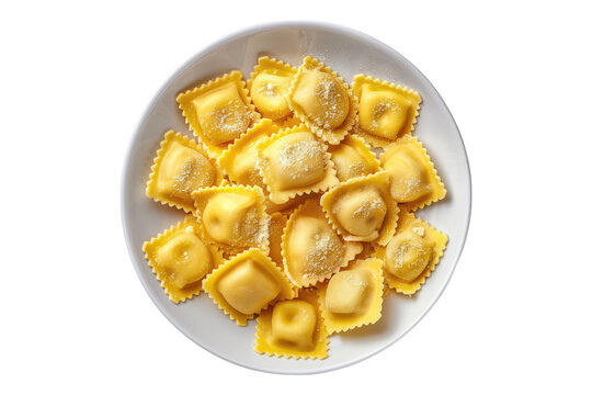 recommend clip art: Ravioli pasta dish isolated on transparent background