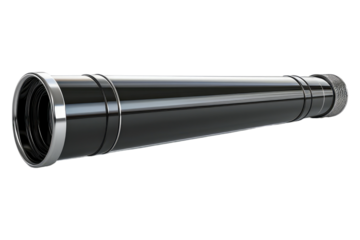 Reflective periscope isolated on transparent background