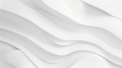 Obraz premium Abstract White Wavy Background