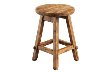 Stool isolated on transparent background