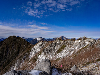 地蔵ヶ岳から南アルプス