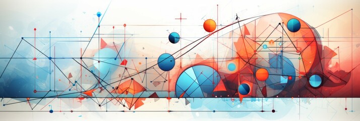 Geometric Shapes Material Structure Background - Generative AI