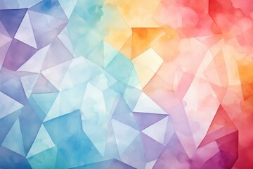 Fototapeta premium Geometric Shapes Material Structure Background - Generative AI