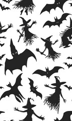 wallpaper, tiles or carpet cartoon illustrator, seamless pattern.