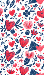 wallpaper, tiles or carpet cartoon illustrator, seamless pattern.