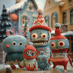 knitted_kawaii_family