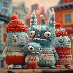 knitted_kawaii_family