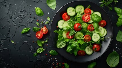 The Fresh Vegetable Salad