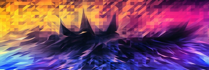 Obraz premium Houndstooth Material Structure Background - Generative AI