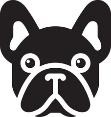 Black French Bulldog Icon

