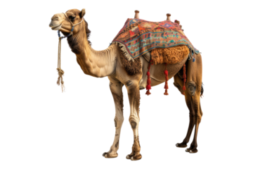 Camel isolated on transparent background