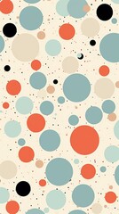 Polka Dots Material Structure Background - Generative AI