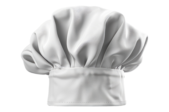 Chef toque sisolated on transparent background