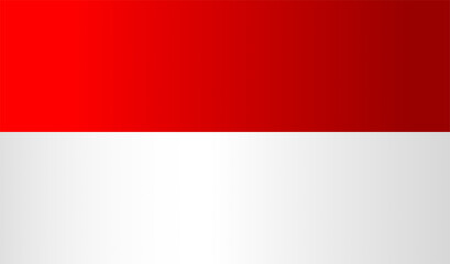 Obraz premium Red and white flag illustration vector