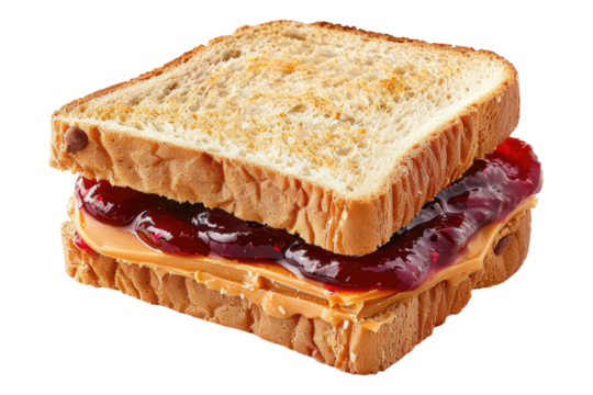 Peanut butter and Jelly candy isolated on transparent background - Powered by Adobe