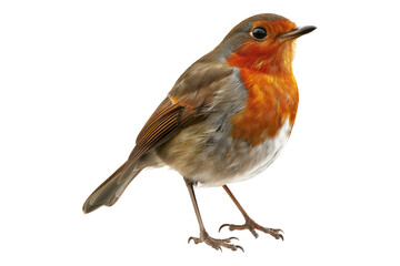 Fototapeta premium Robin isolated on transparent background