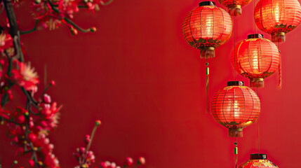 chinese happy new year with copy space