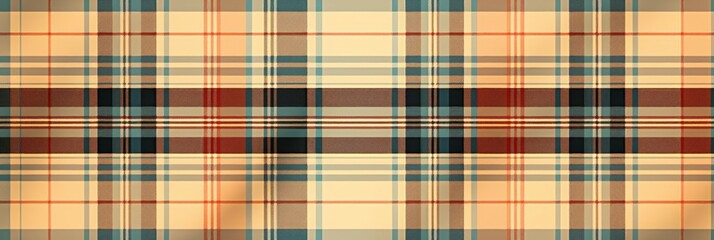 Plaid Material Structure Background - Generative AI