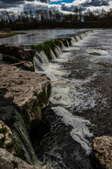Obraz premium waterfall river in kuldiga