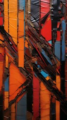 Leather Material Structure Background - Generative AI