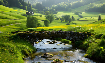 Naklejka premium Beautiful views and nature
