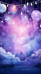 Galaxy Material Structure Background - Generative AI