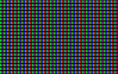 LED screen RGB diodes in detail