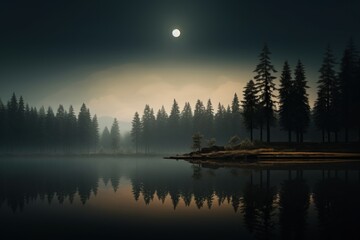 Fototapeta premium Nature Scenery Material Structure Background - Generative AI