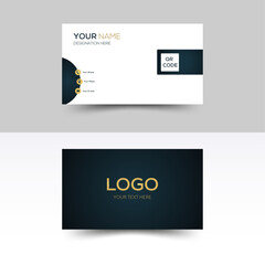  modern Creative  business card template.
Modern presentation card with company logo. Vector business card template. Visiting card for business and personal use. Vector illustration design