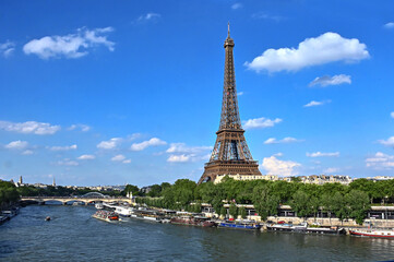 Paris Eiffel Tower iron structure