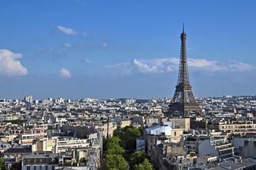 Paris Eiffel Tower iron structure