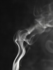 Fototapeta premium smoke on a black background