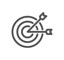 Core values related icon outline and linear vector.	
