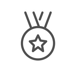 Core values related icon outline and linear vector.	
