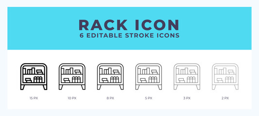 Rack line icon. High quality icon symbol for web design. App