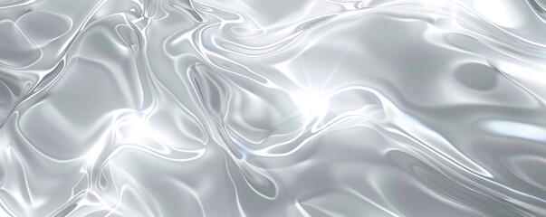 Fototapeta premium Abstract light and white background with erratic wave pattern