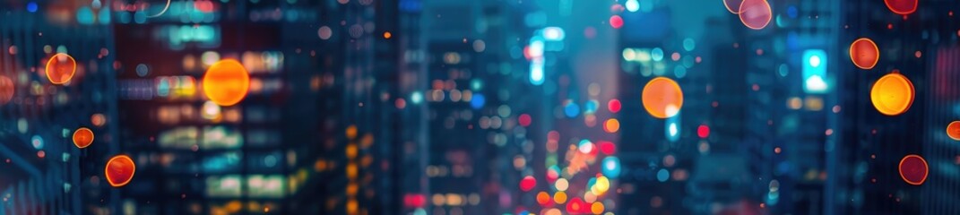 City Lights at Night: A Bokeh Dream