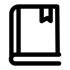 book icon line style