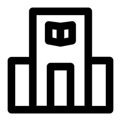 library icon line style