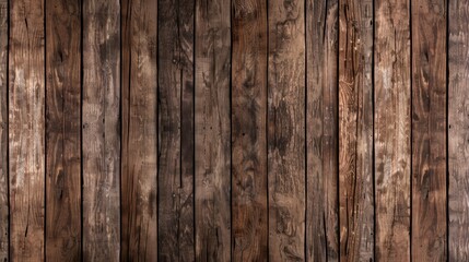 Dark brown grunge wood panel texture, rustic and weathered, perfect background, distressed wallpaper