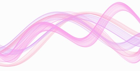 abstract colorful flowing wave futuristic lines isolated on white background