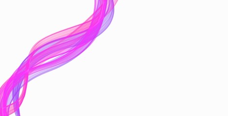 Fototapeta premium abstract colorful flowing wave futuristic lines isolated on white background
