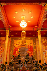 Phra Phuttha Patimakorn is a beautiful and sacred Buddha image. It is popular among Buddhists who come to pay homage when visiting Wat Phra Mahathat Chedi Phakdi Prakat.