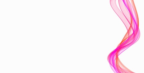 abstract colorful flowing wave futuristic lines isolated on white background