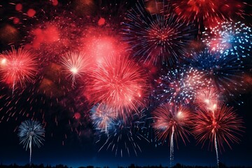 Obraz premium Fireworks Material Structure Background - Generative AI